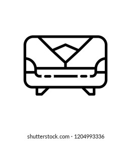 Vector icon for sofa  