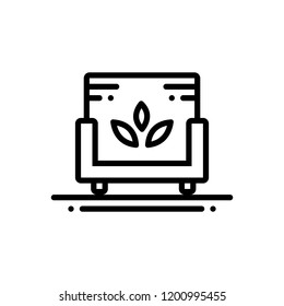 Vector icon for sofa spa