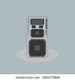 Vector Icon Speaker. Old Speaker