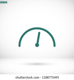 Vector icon speedometer 10 EPS
