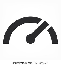 Vector icon speedometer 10 EPS
