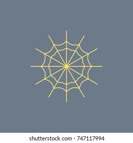 Vector icon of Spider Web. Eps-10.
