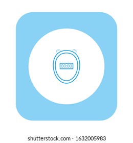 vector icon, sports digital stopwatch