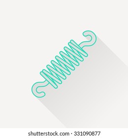 Vector icon of spring