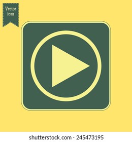 Vector icon start 