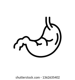 Vector icon for stomach