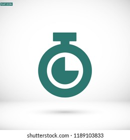 Vector icon stopwatch 10 EPS