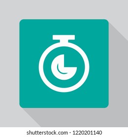 Vector icon stopwatch 10 EPS
