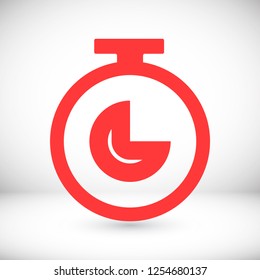 Vector icon stopwatch 10 EPS