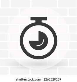 Vector icon stopwatch 10 EPS