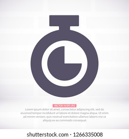 Vector icon stopwatch 10 EPS