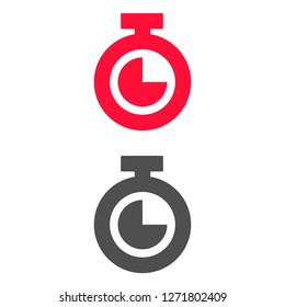 Vector icon stopwatch 10 EPS