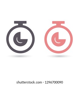 Vector icon stopwatch 10 EPS