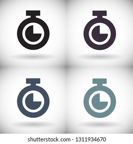 Vector icon stopwatch 10 EPS