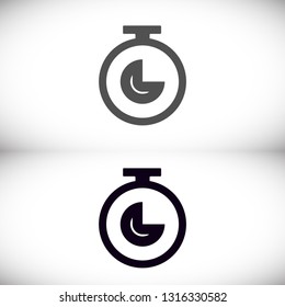 Vector icon stopwatch 10 EPS