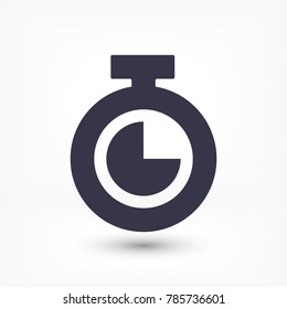 Vector icon stopwatch 10 EPS