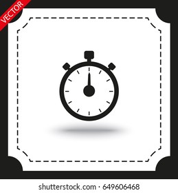 Vector icon stopwatch