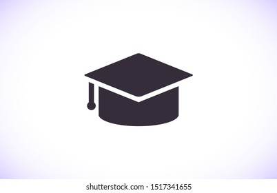 Vector icon student hat 10 EPS . Lorem Ipsum Illustration design