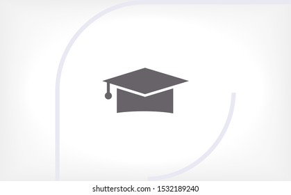 Vector icon student hat 10 EPS . Lorem Ipsum Illustration design