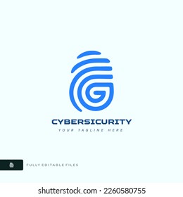 Vector Icon Style Illustration of Touch Id Fingerprint Scanning, Secure Access, Isolated Logo