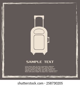 Vector icon suitcase