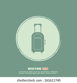 Vector icon suitcase