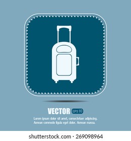 Vector icon suitcase
