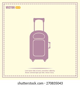 Vector icon suitcase