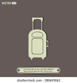 Vector icon suitcase