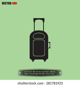 Vector icon suitcase
