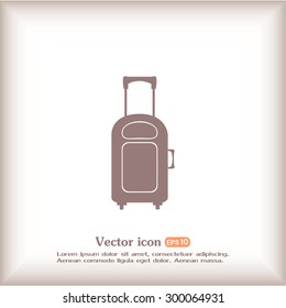 Vector icon suitcase
