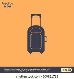 Vector icon suitcase