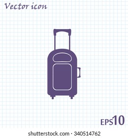 Vector icon suitcase