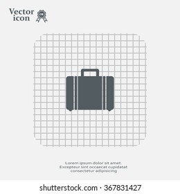 Vector icon suitcase