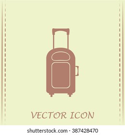 Vector icon suitcase