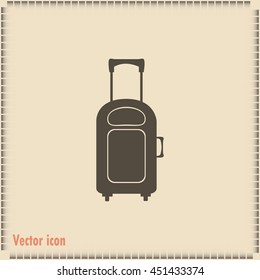 Vector icon suitcase