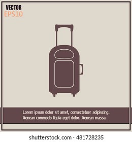 Vector icon suitcase