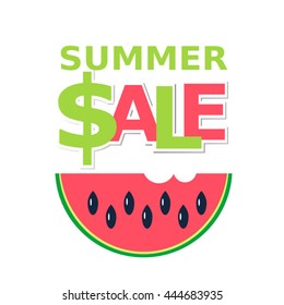 vector icon of summer sale