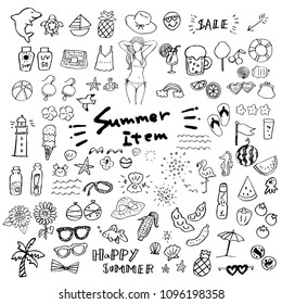 Vector icon summer sale illustration