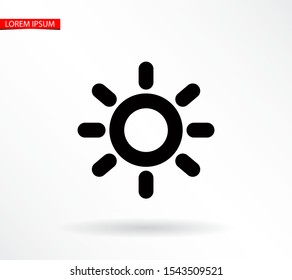 Vector icon sun 10 EPS decorationsun, decoration