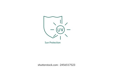 Vector Icon: Sun Protection Skincare Symbol