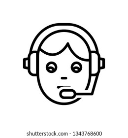Vector icon for support