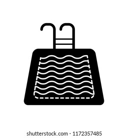 Vector icon for swimming pool