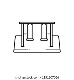 Vector icon for  swings