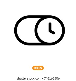 Vector Icon of Switcher. Permission Symbol