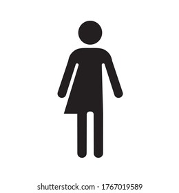 Vector Icon Symbol For A Gender Neutral Person