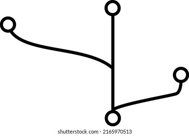 Ilustración del logotipo del símbolo del icono del vector 
