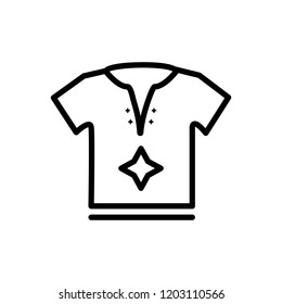 Vector icon for t shirt 