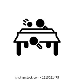 Vector icon for Table Tennis