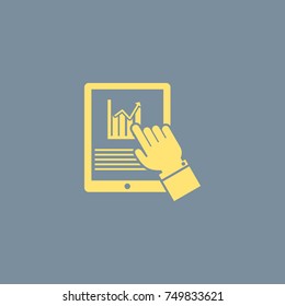 Vector icon of Tablet Phone. Eps-10.